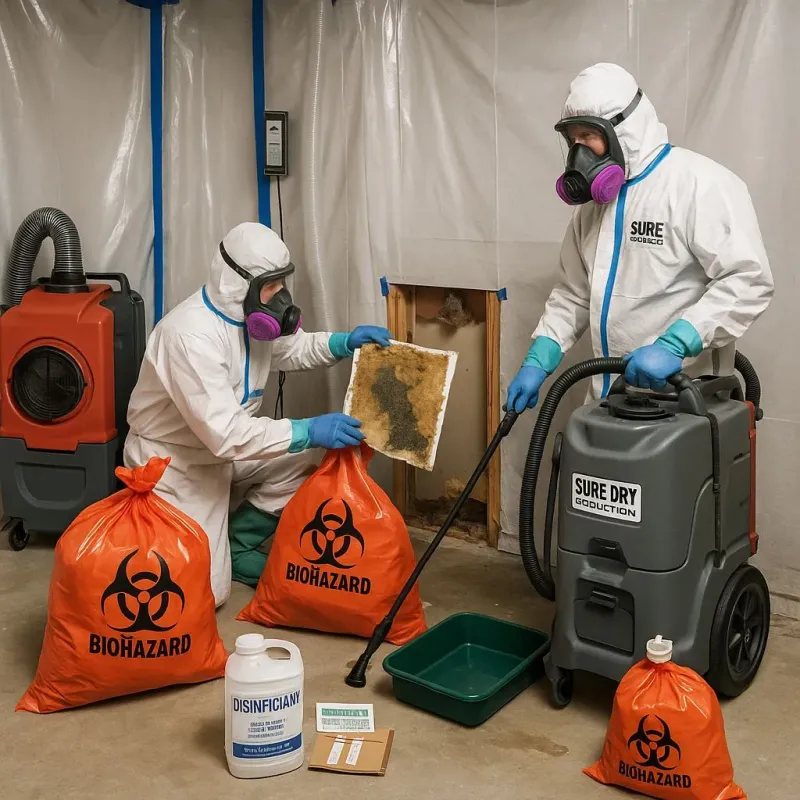 Contaminated Water Handling Protocols process in De Soto, KS